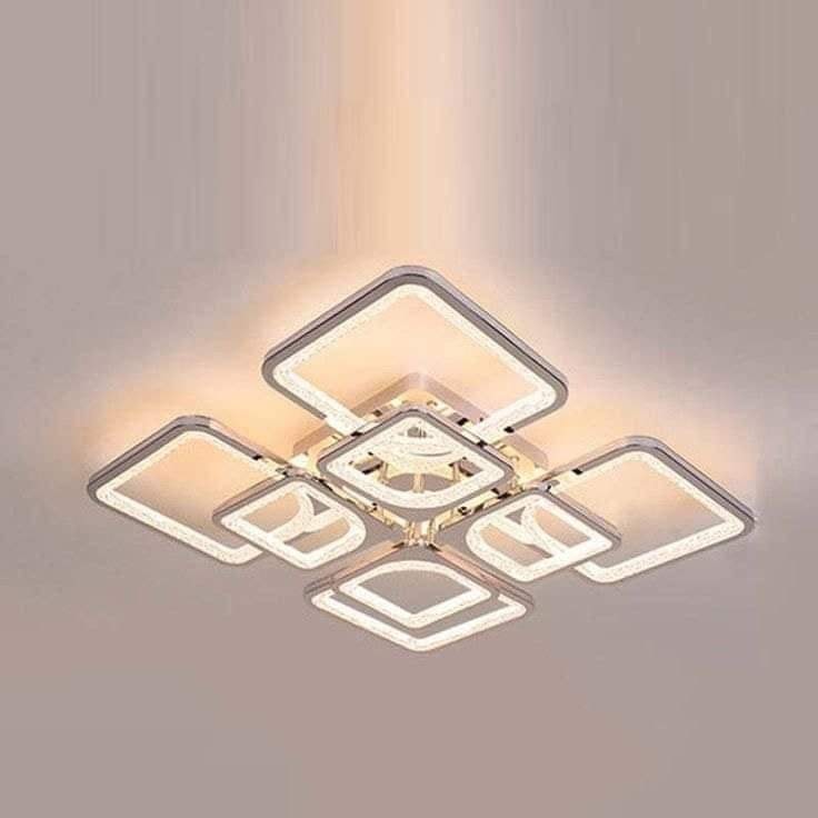 Diamond Inspired POP False Ceiling Design for Living Room